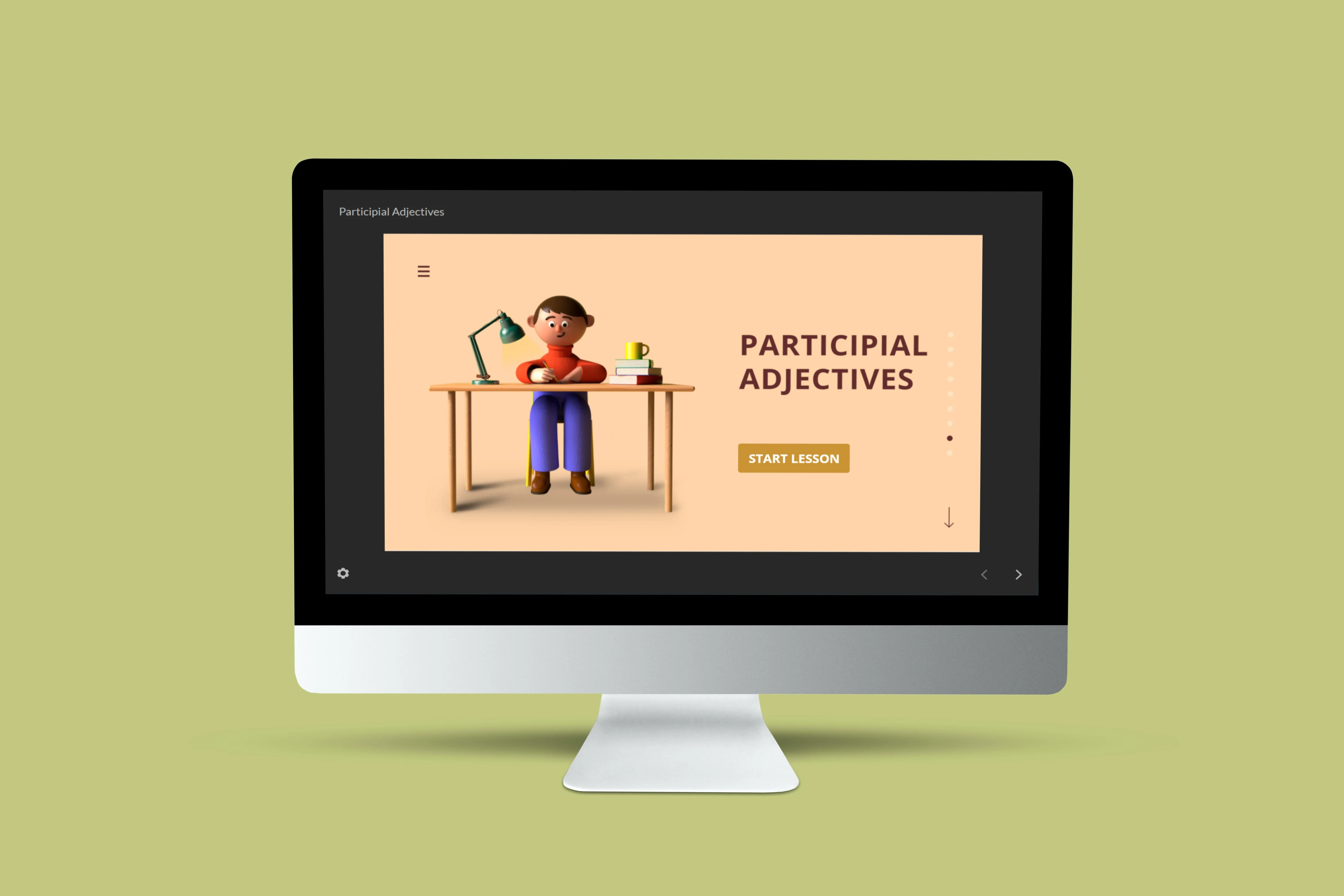 Participial Adjectives Mockup