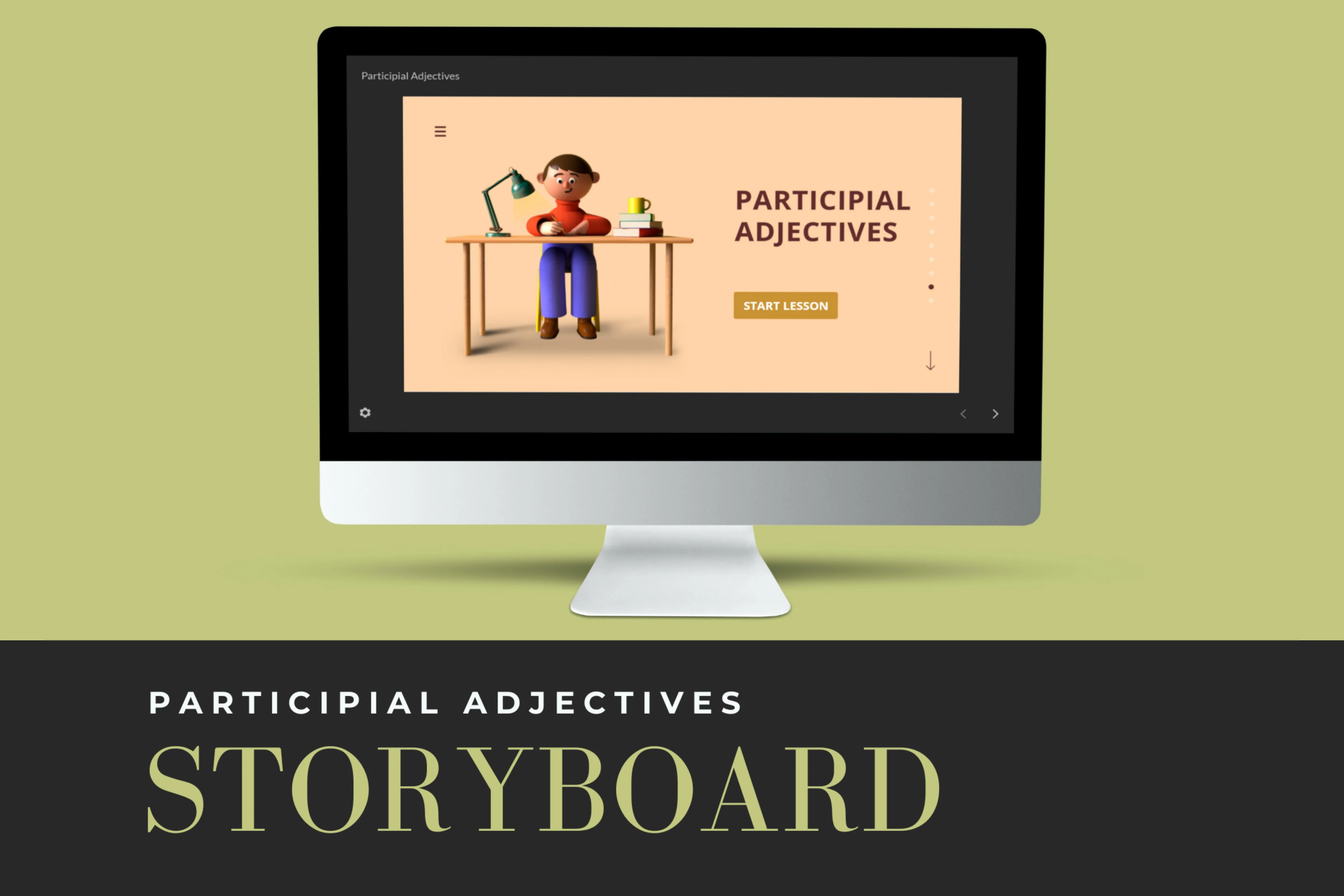 Participial Adjectives Storyboard