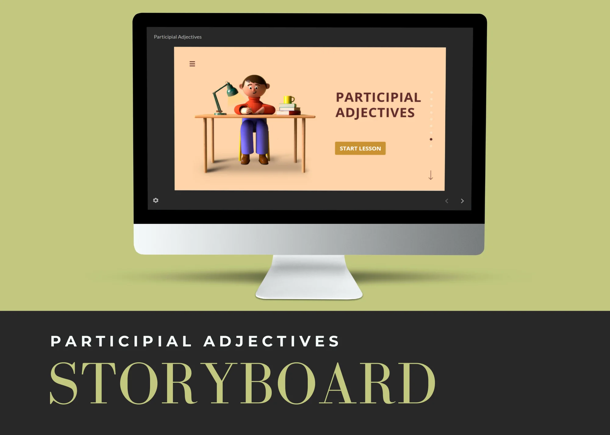 Participial Adjectives Storyboard